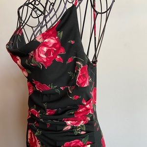 Ruby Rox vintage Y2K size M wiggle dress. Black slip dress